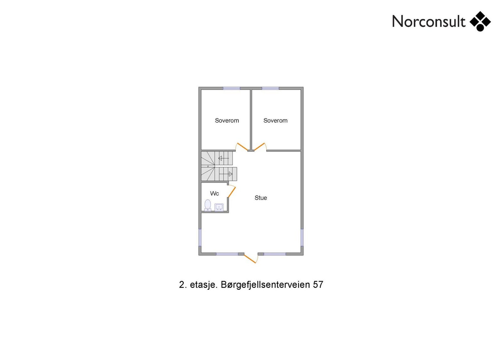 Planskisse - 2.etasje Galleribilde