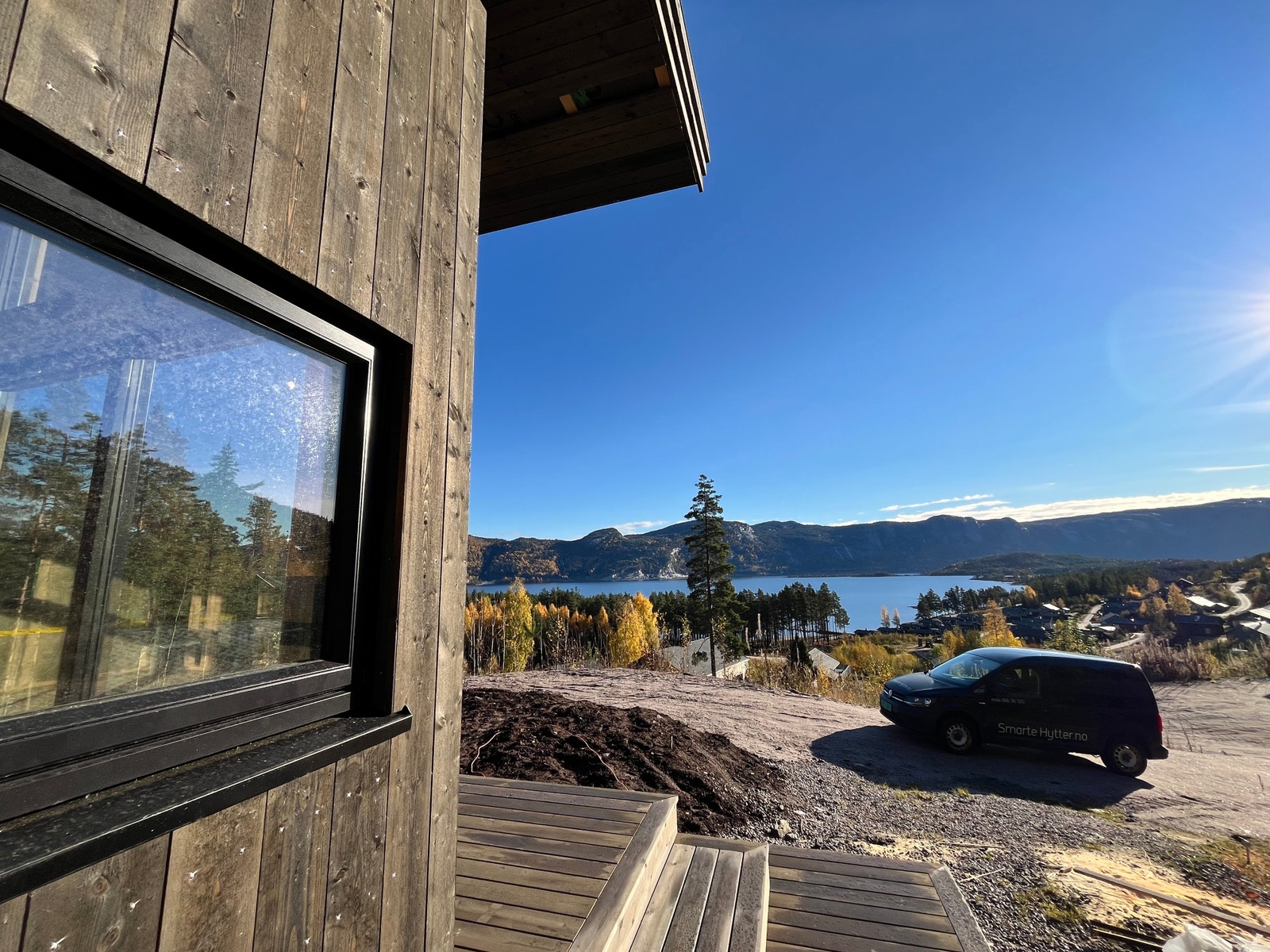 Utsikt fra terrassen Galleribilde