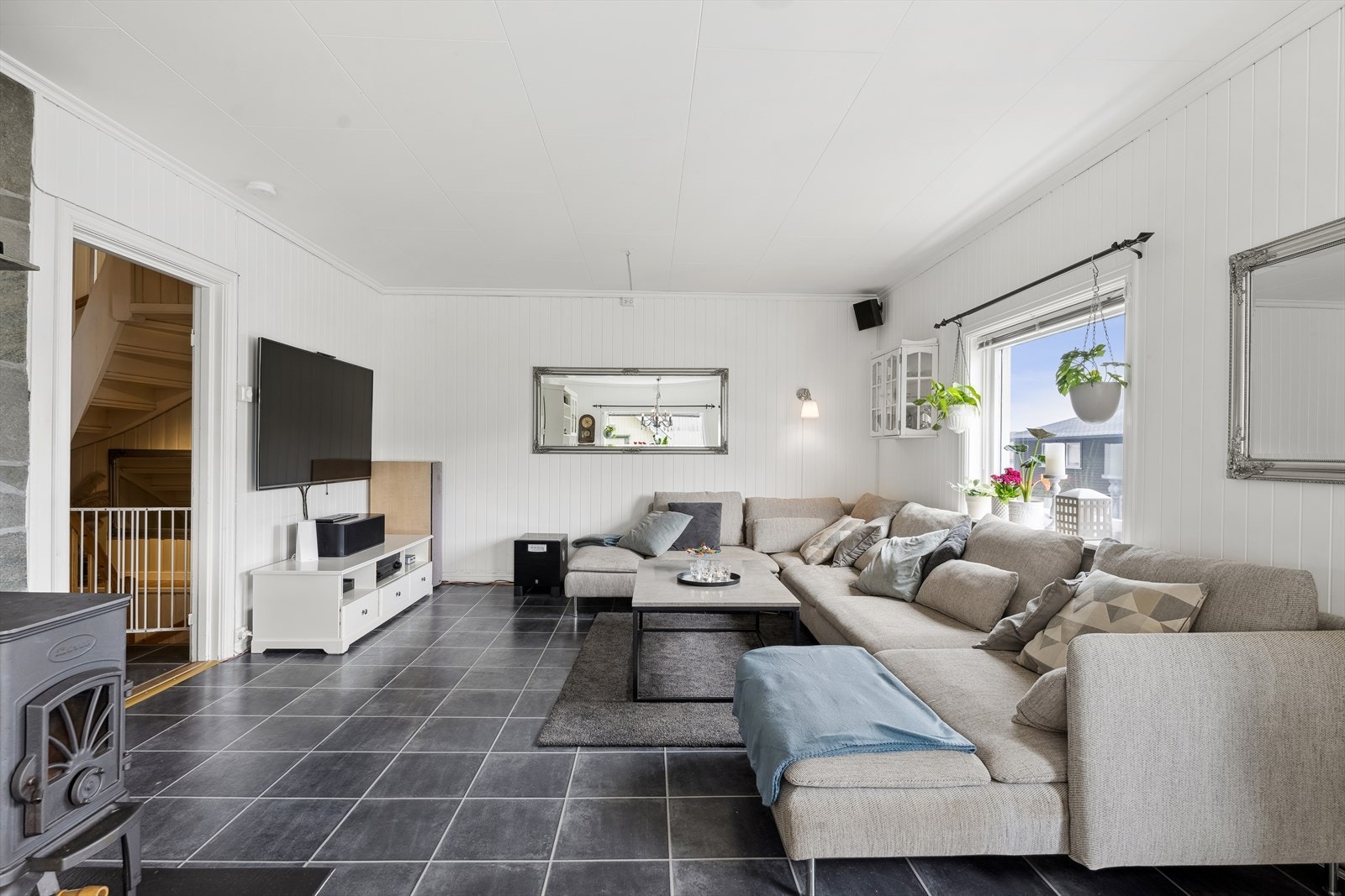 Lys og trivelig stue Galleribilde