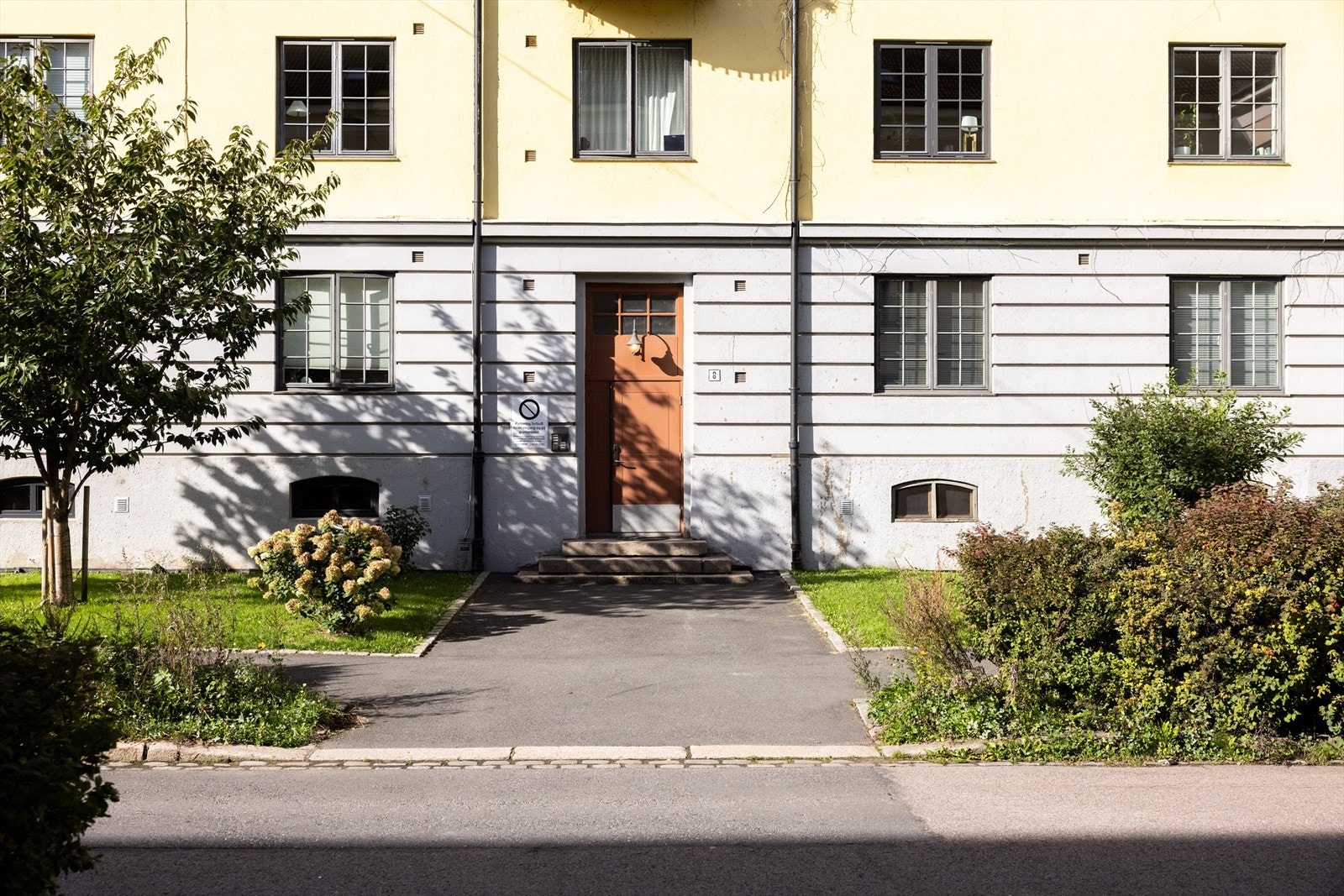 Innbydende inngangsparti. Galleribilde