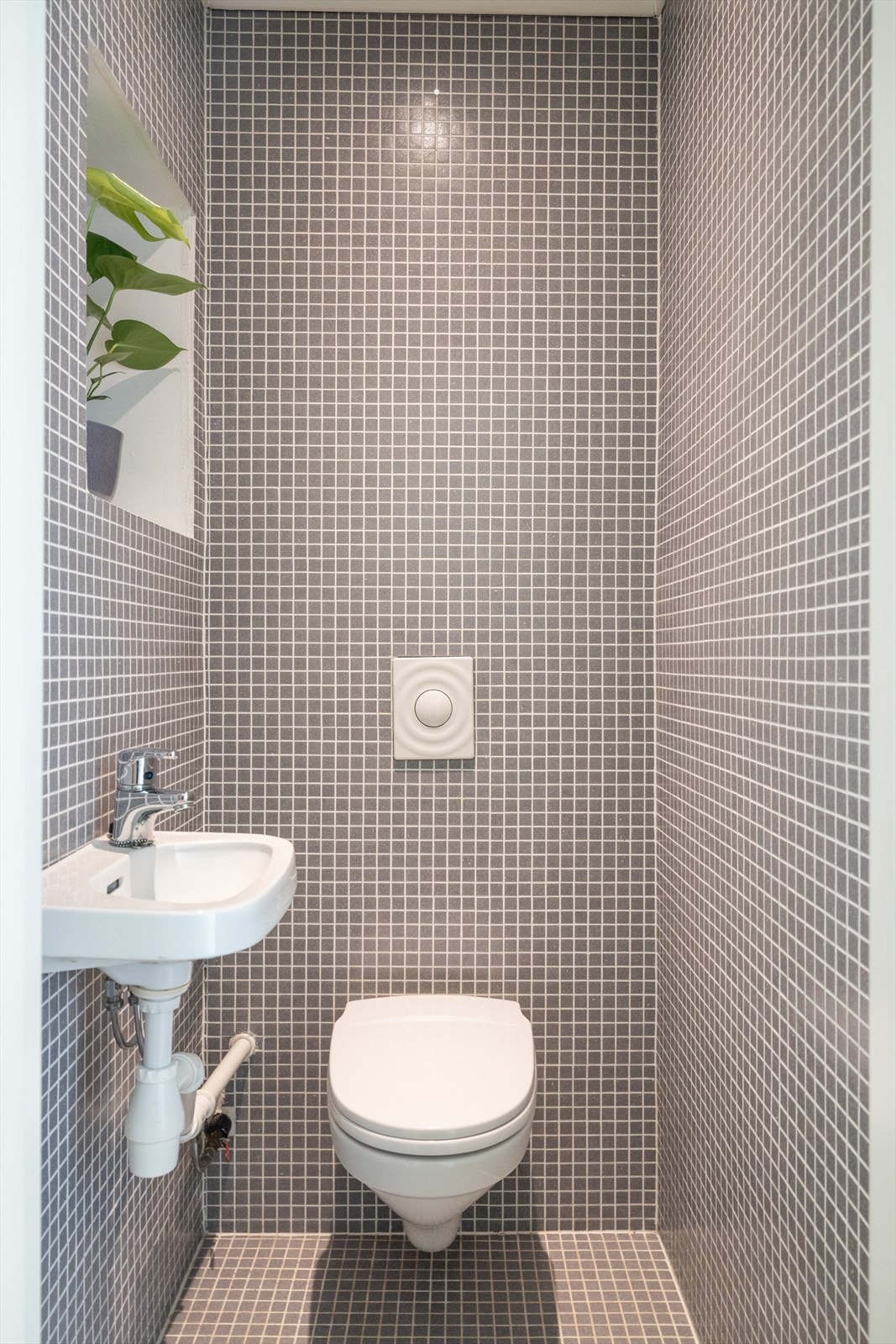 Praktisk meg separat toalett med servant. Galleribilde