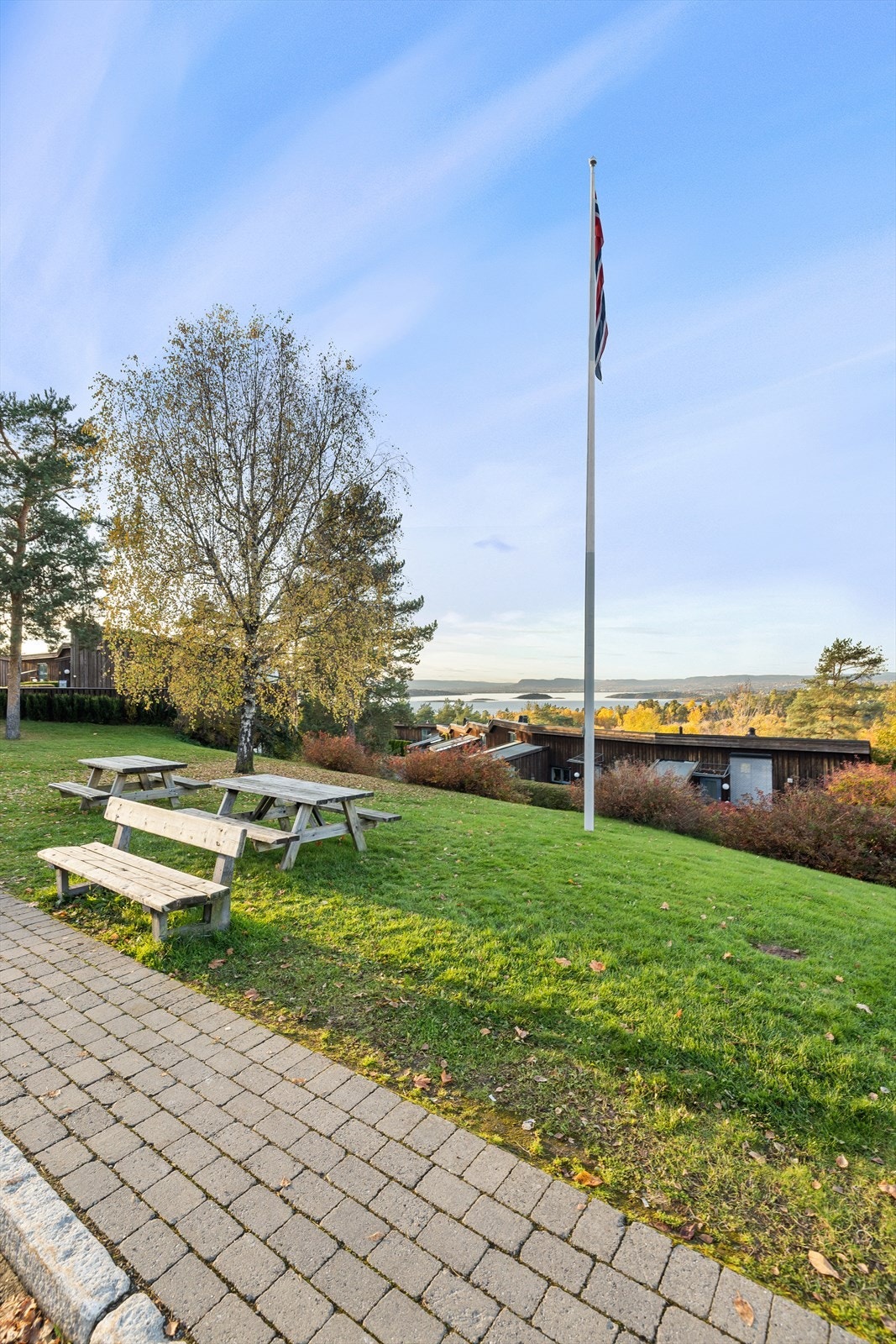 Fellesområdene er bilfrie, barnevennlige og pent opparbeidet Galleribilde