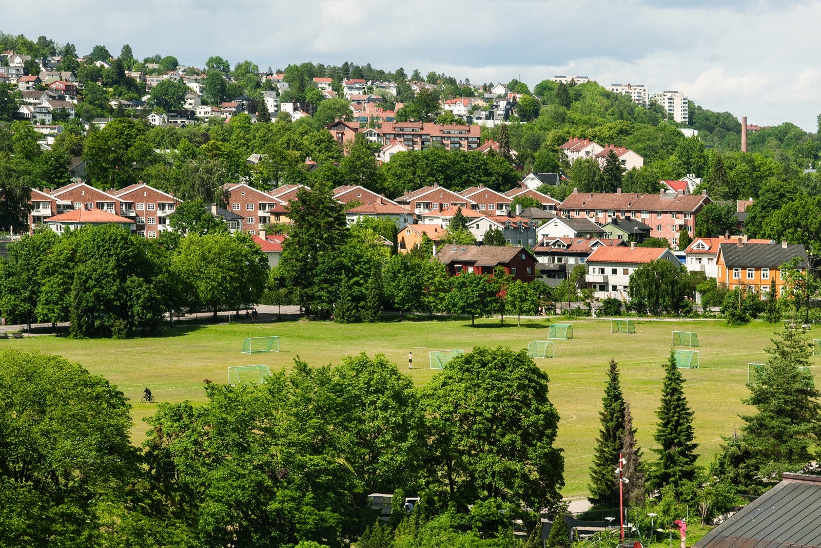 Nærområde - Voldsløkka idrettspark. Galleribilde