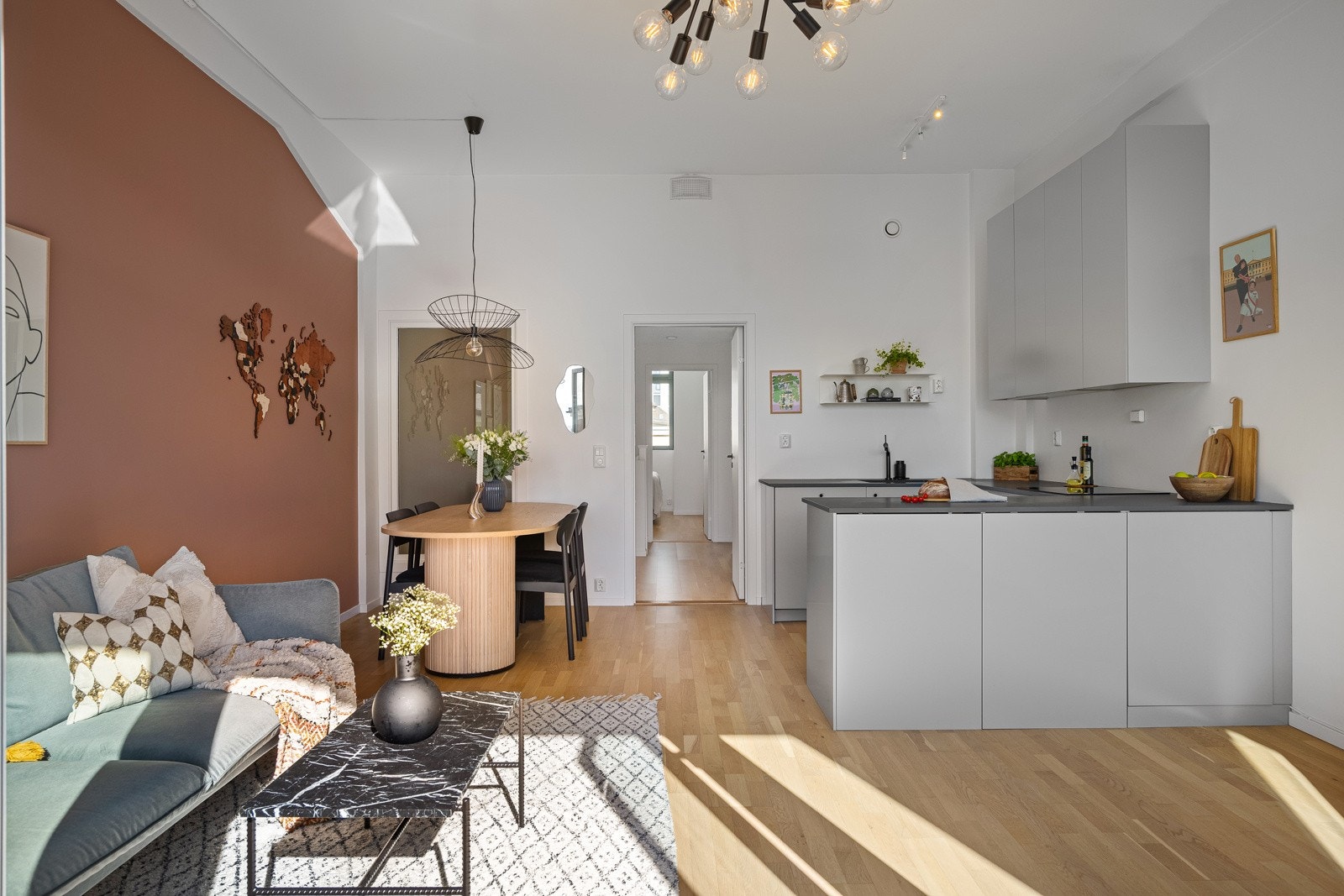 Stue/kjøkken. Galleribilde