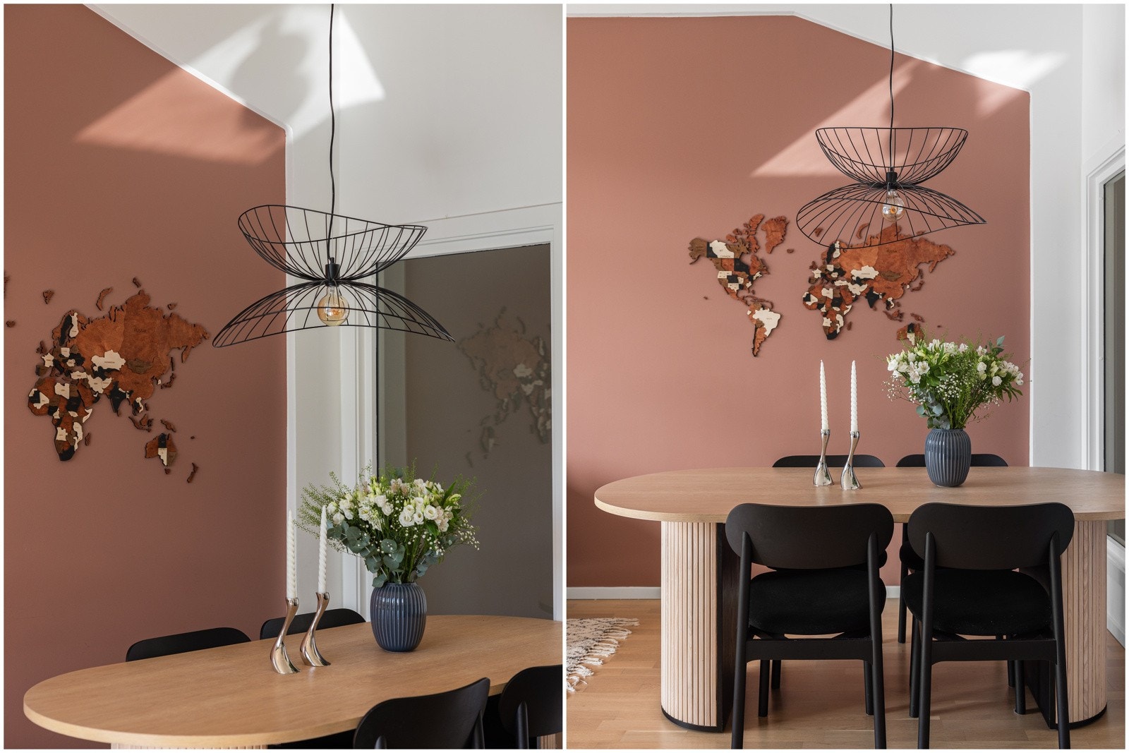 Stue med god plass til både sofagruppe og spisestue. Galleribilde