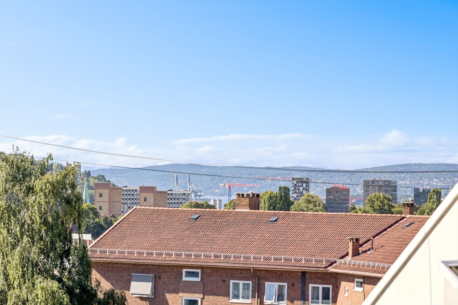 Fra balkongen kan du nyte den lekre utsikten utover Oslo Galleribilde