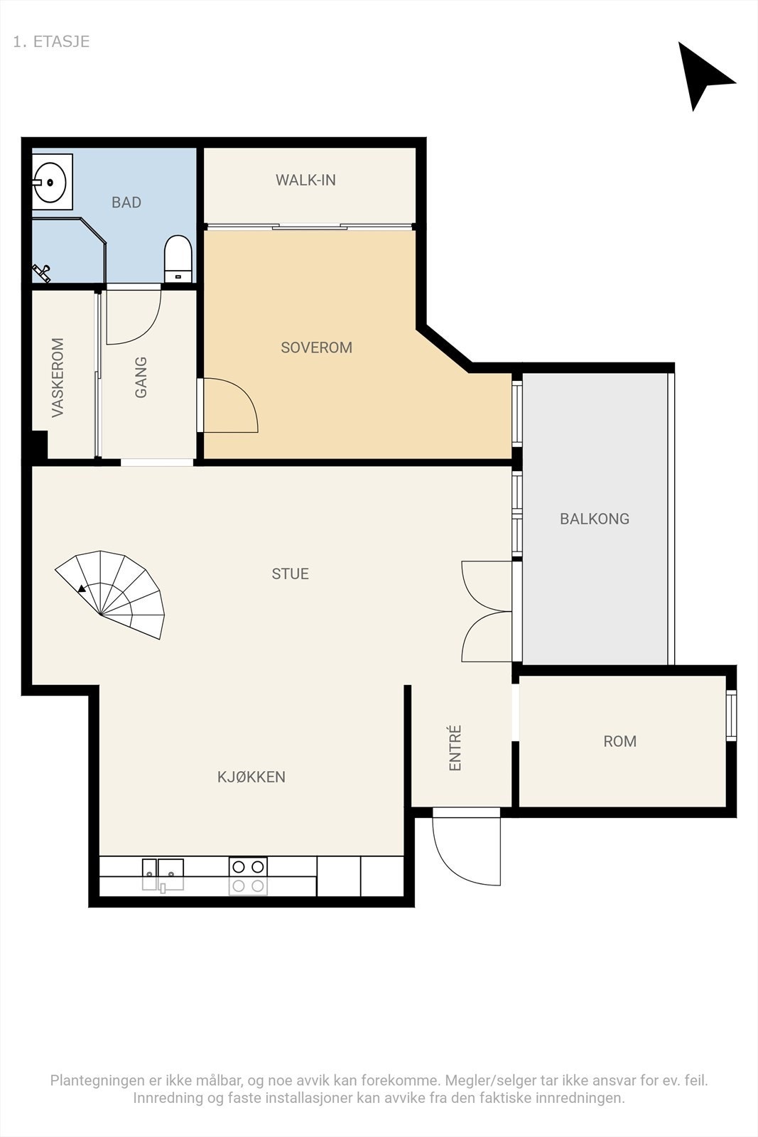 Plantegning Galleribilde