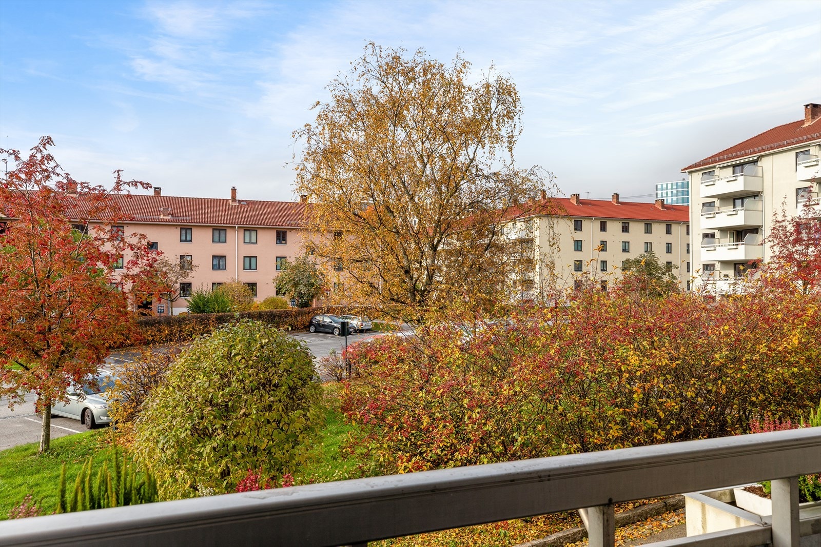 Utsikt fra balkong Galleribilde
