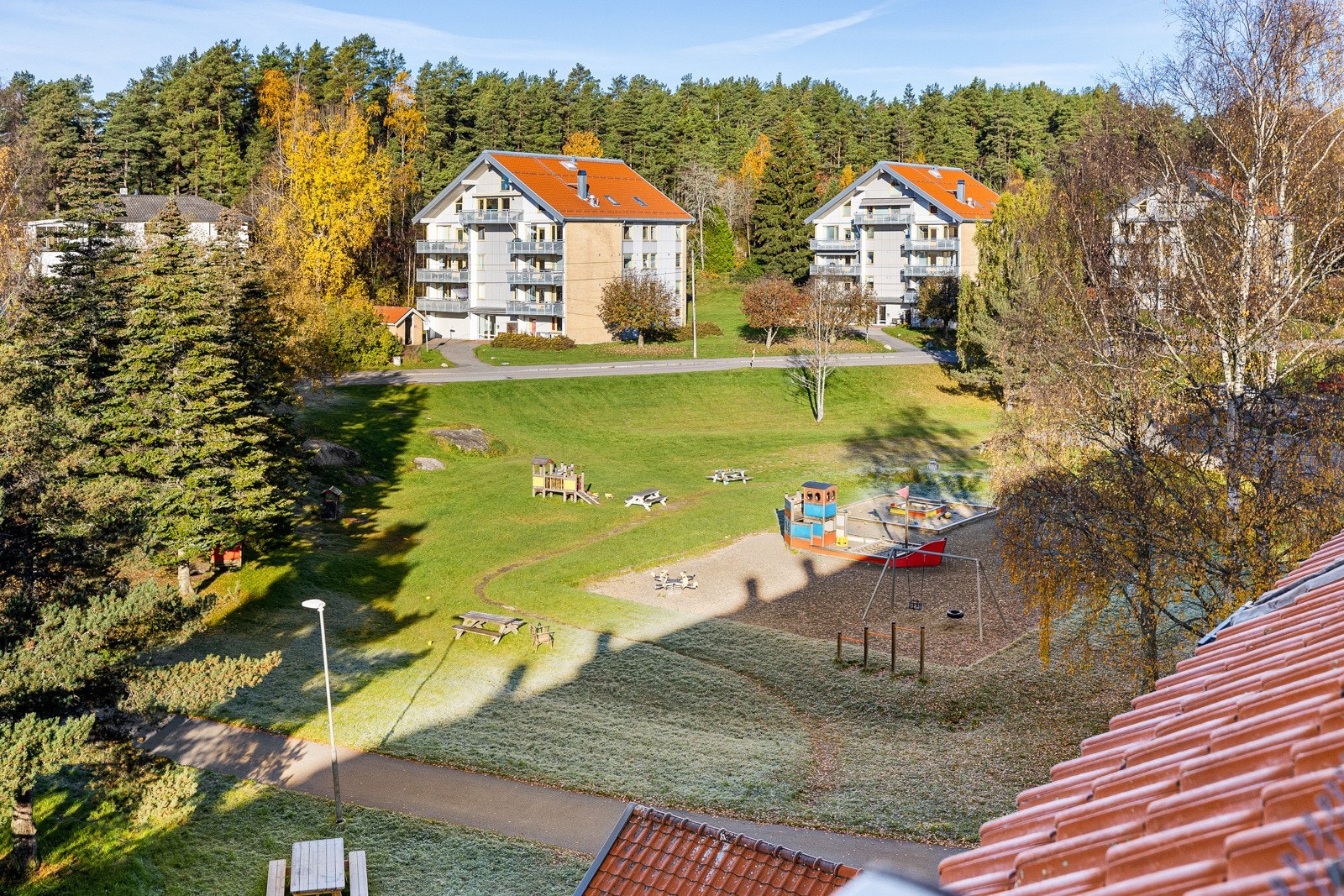 Utsyn fra balkongen Galleribilde