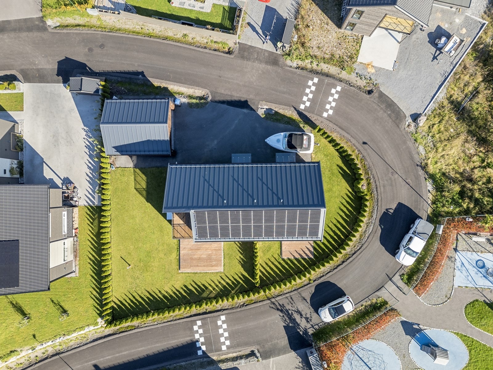 Oversiktsbilde av tomten. Galleribilde