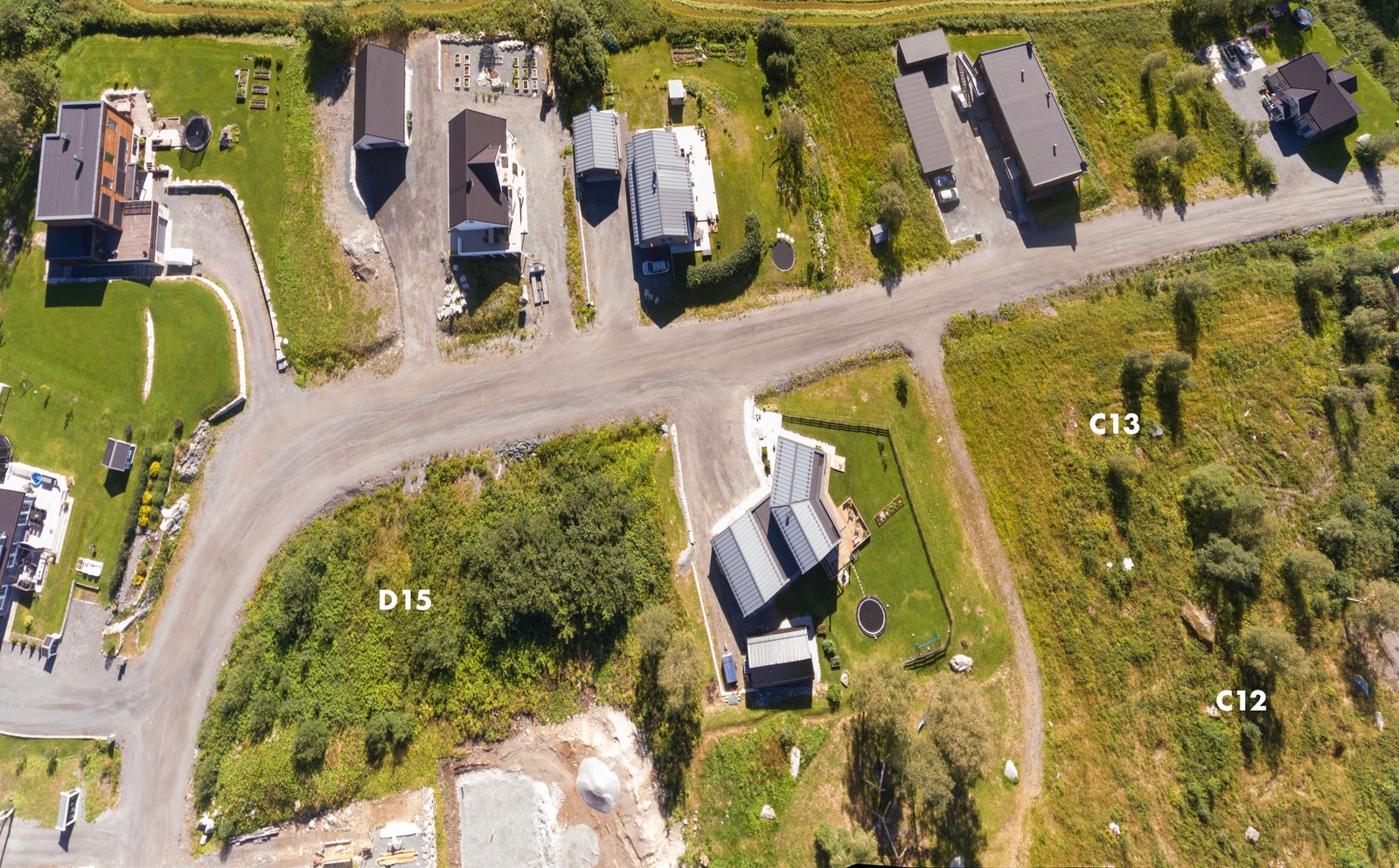 Tomtene i Vognill boligtomteområde er på romslige 1000 til 1200 kvm. Galleribilde