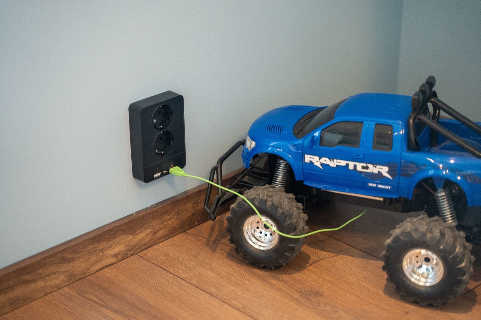 Flere steder i boligen er det usb -lader/kontakt Galleribilde