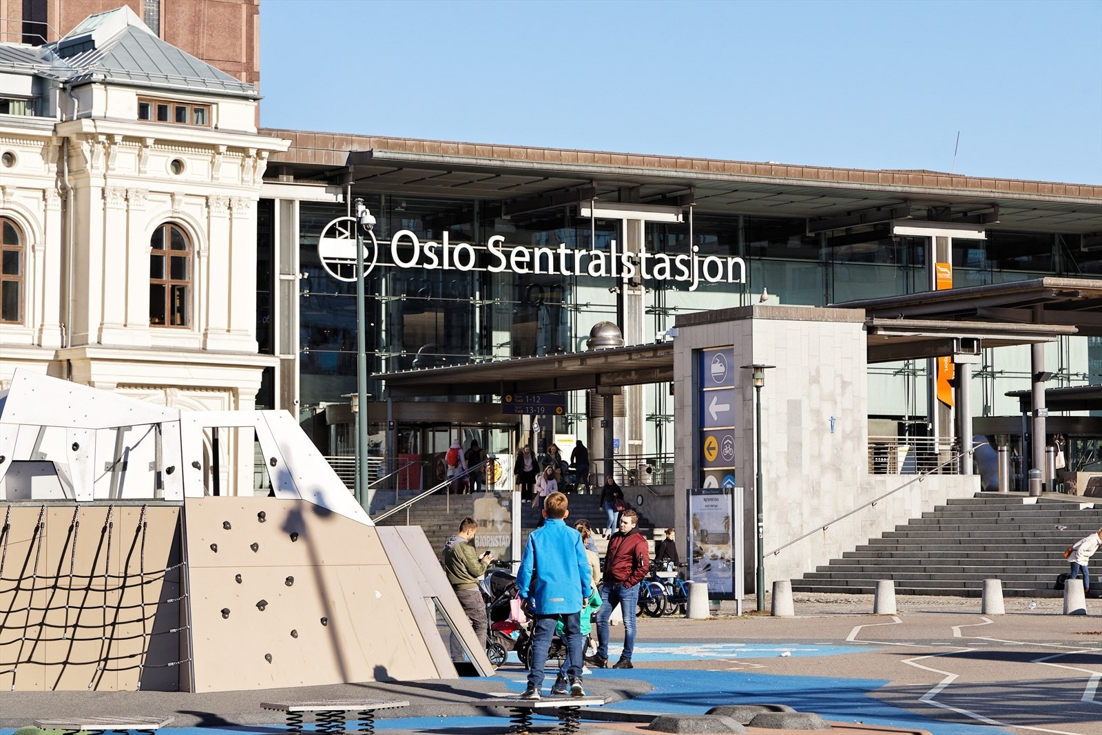 Svært kort vei til Oslo S, Oslos største knutepunkt. Galleribilde