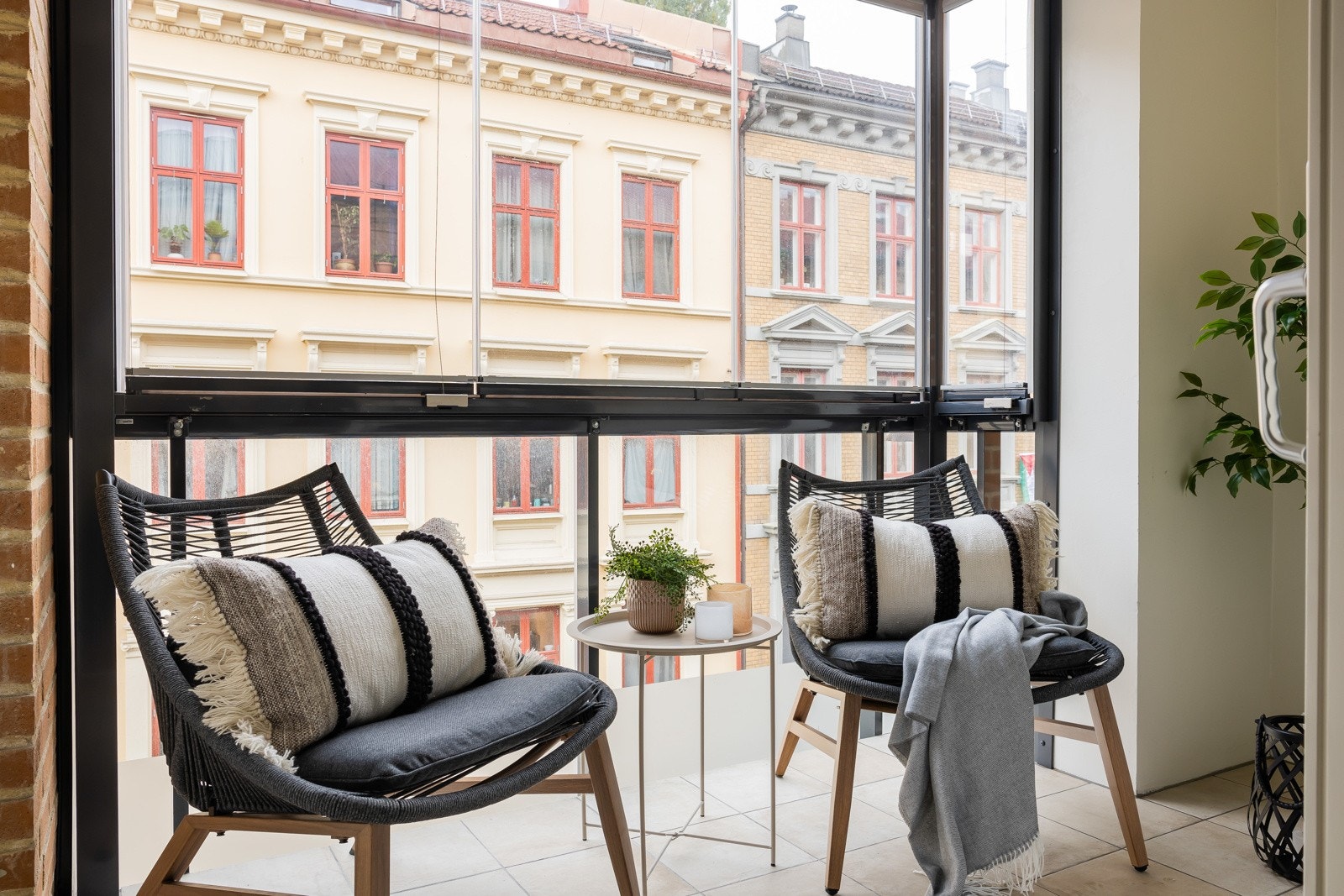 Balkongen er forøvrig utstyrt med strømuttak. Galleribilde