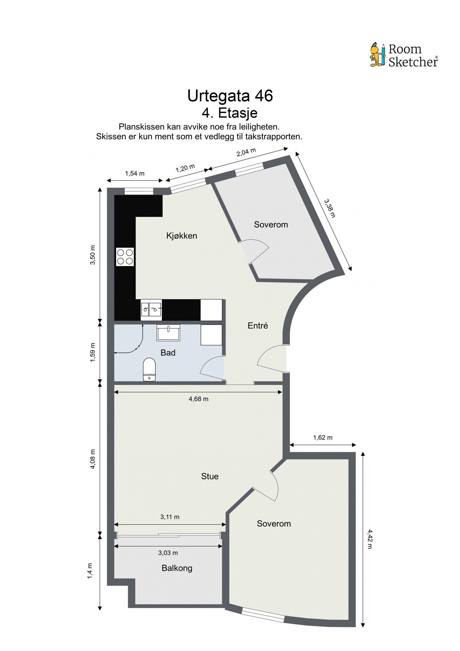 Urtegata 46 - 4. Etasje NY Galleribilde