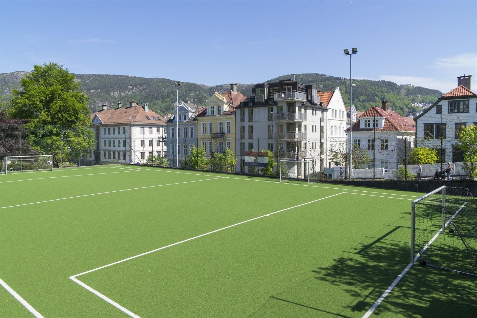 Fotballbane ved Akvariet Galleribilde