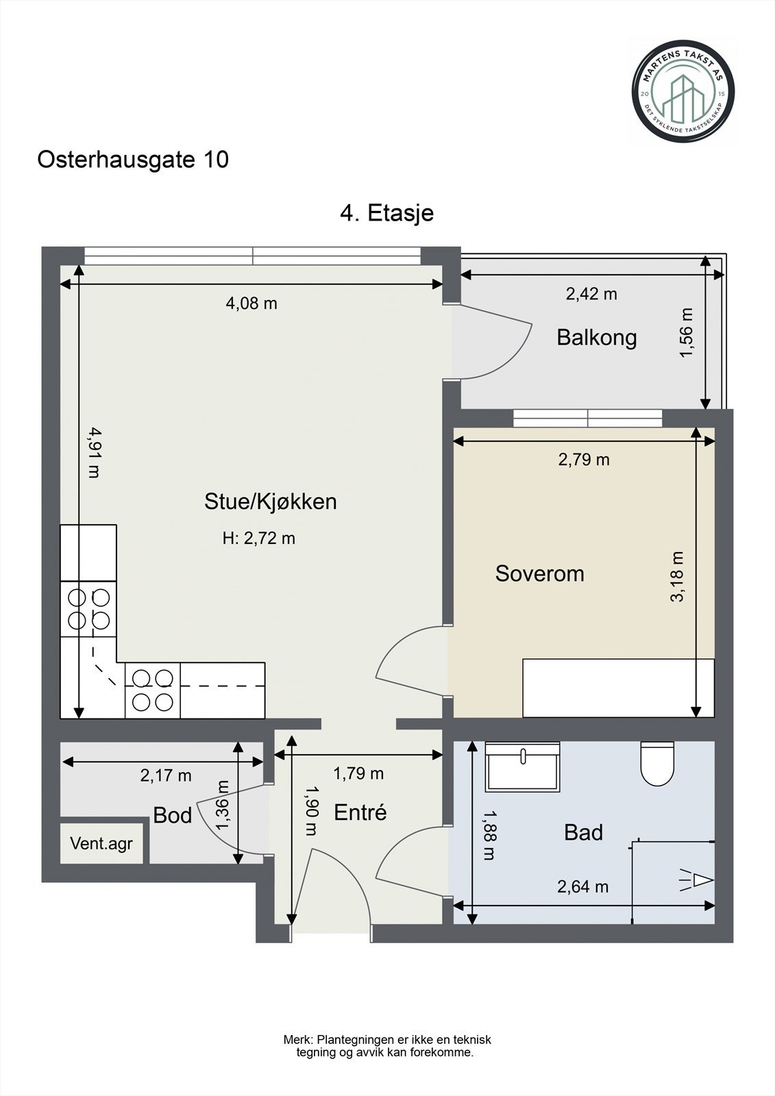 Plantegning Galleribilde