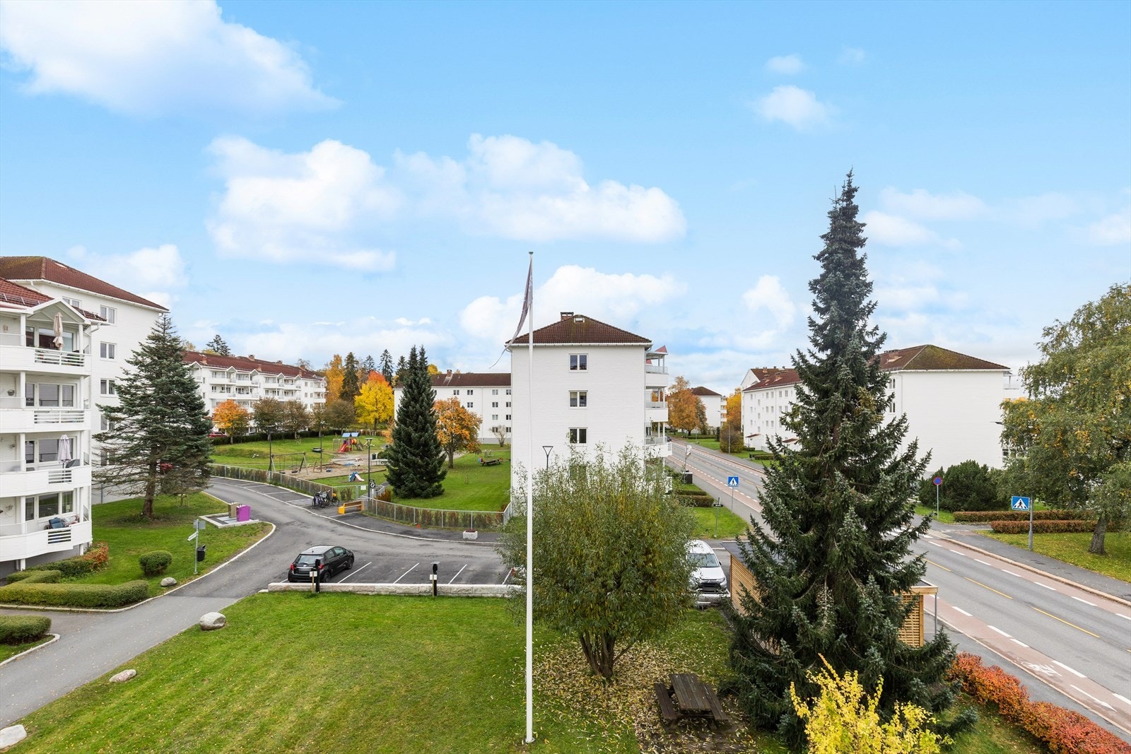 Utsyn fra balkongen. Galleribilde