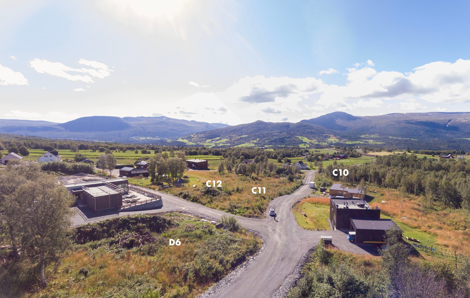 Området har fantastisk 180 graders utsikt Galleribilde