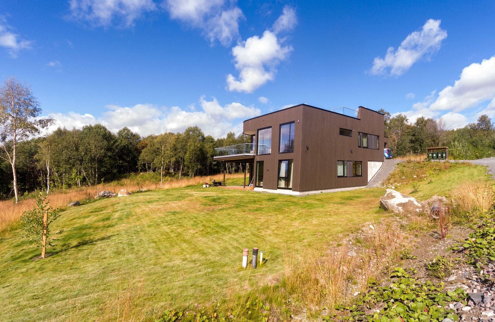 Boligtomtene selges byggeklare uten byggeklausul Galleribilde