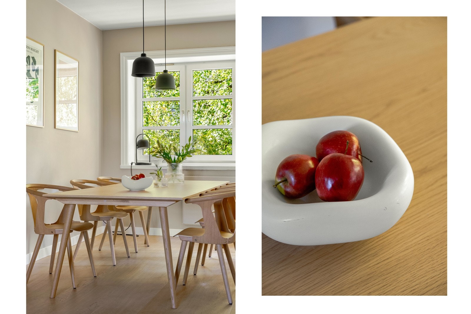 Spisestuen er stor, så du har absolutt plass til langbord til nyttårs- eller 17. mai-feiringen. Galleribilde