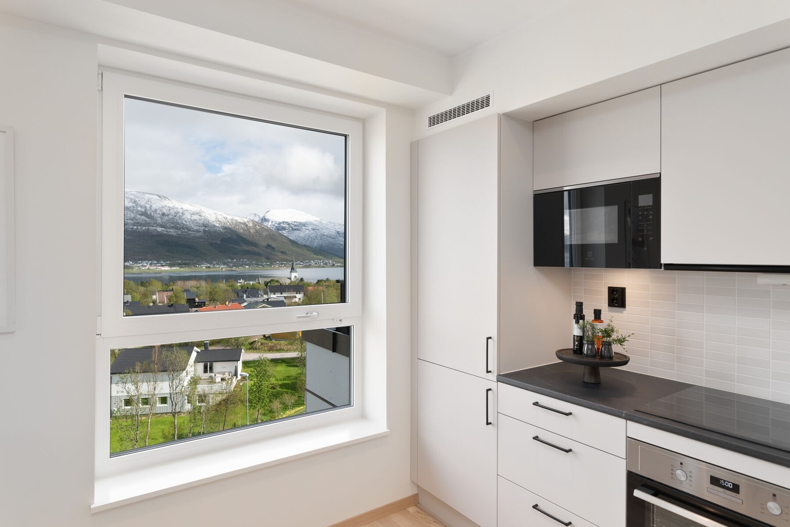 Her kan maten tilberedes til den flotte utsikten. Galleribilde