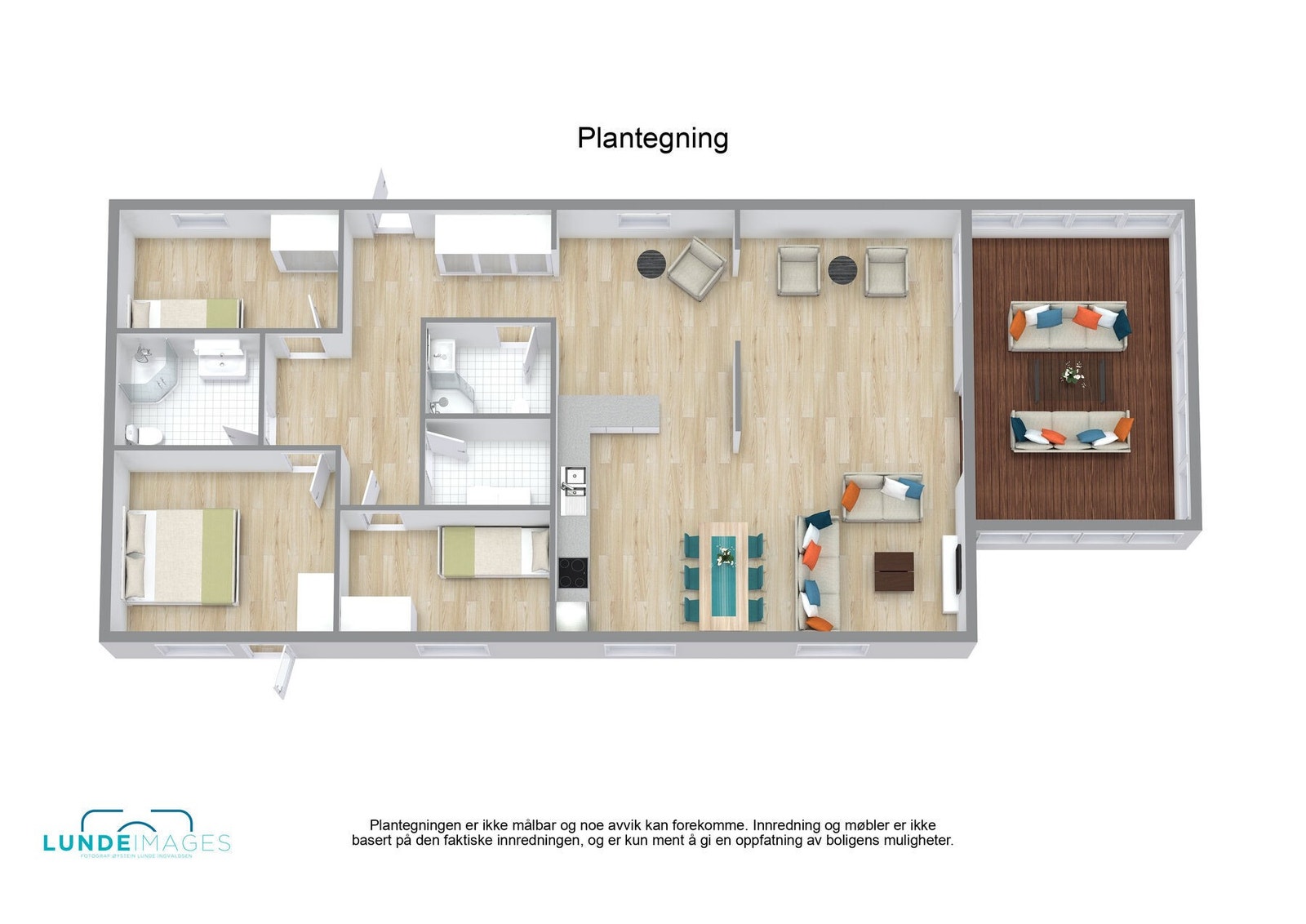 Planskisse 3D - ikke målbar Galleribilde