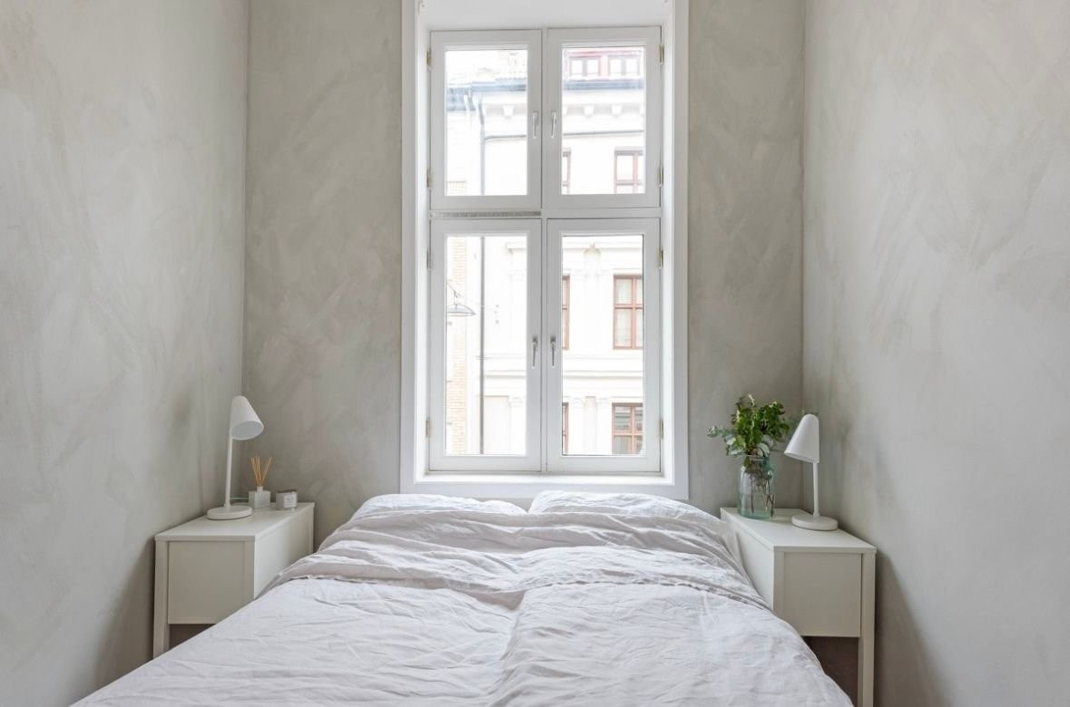 Rommet er stort nok til å plassere sengen begge veier. (Bildet er hentet fra tidligere salgsoppgave) Galleribilde