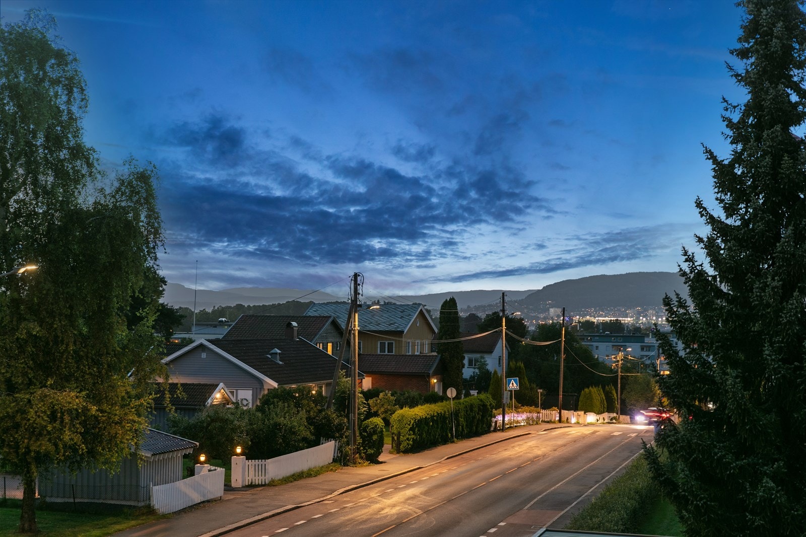 Fra balkongen er det fin og langstrakt utsikt. Galleribilde