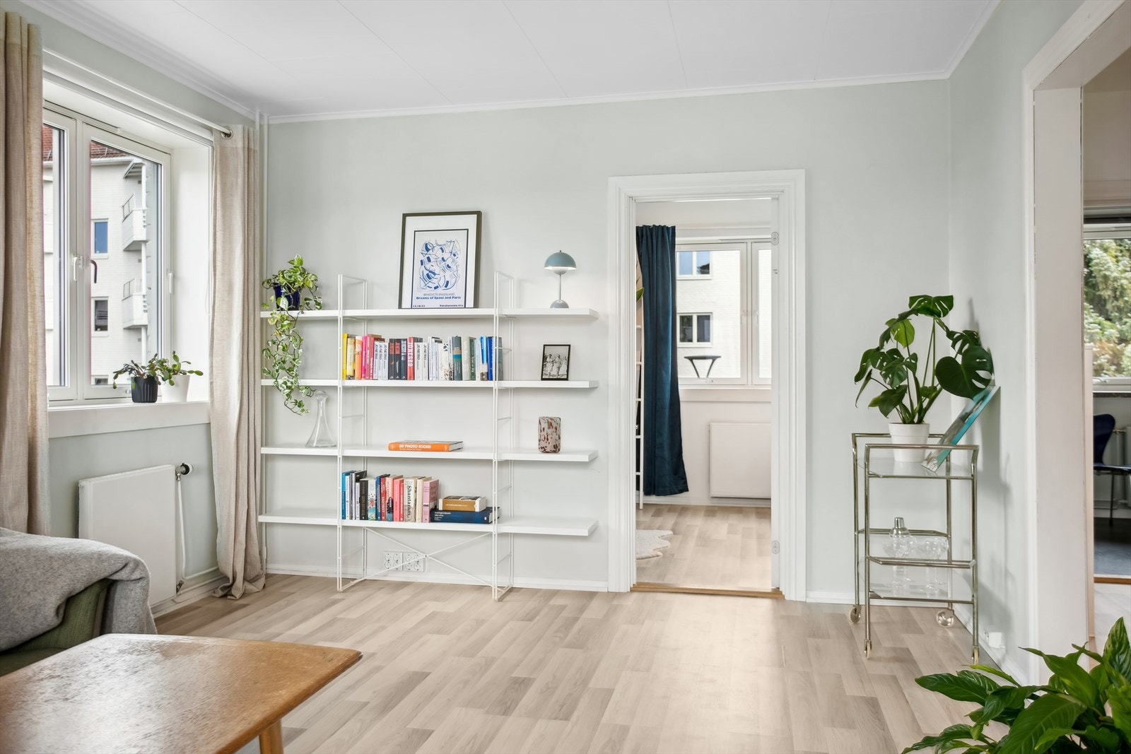 Dagens eier har malt alle vegger i delikate farger i sin eiertid. Galleribilde