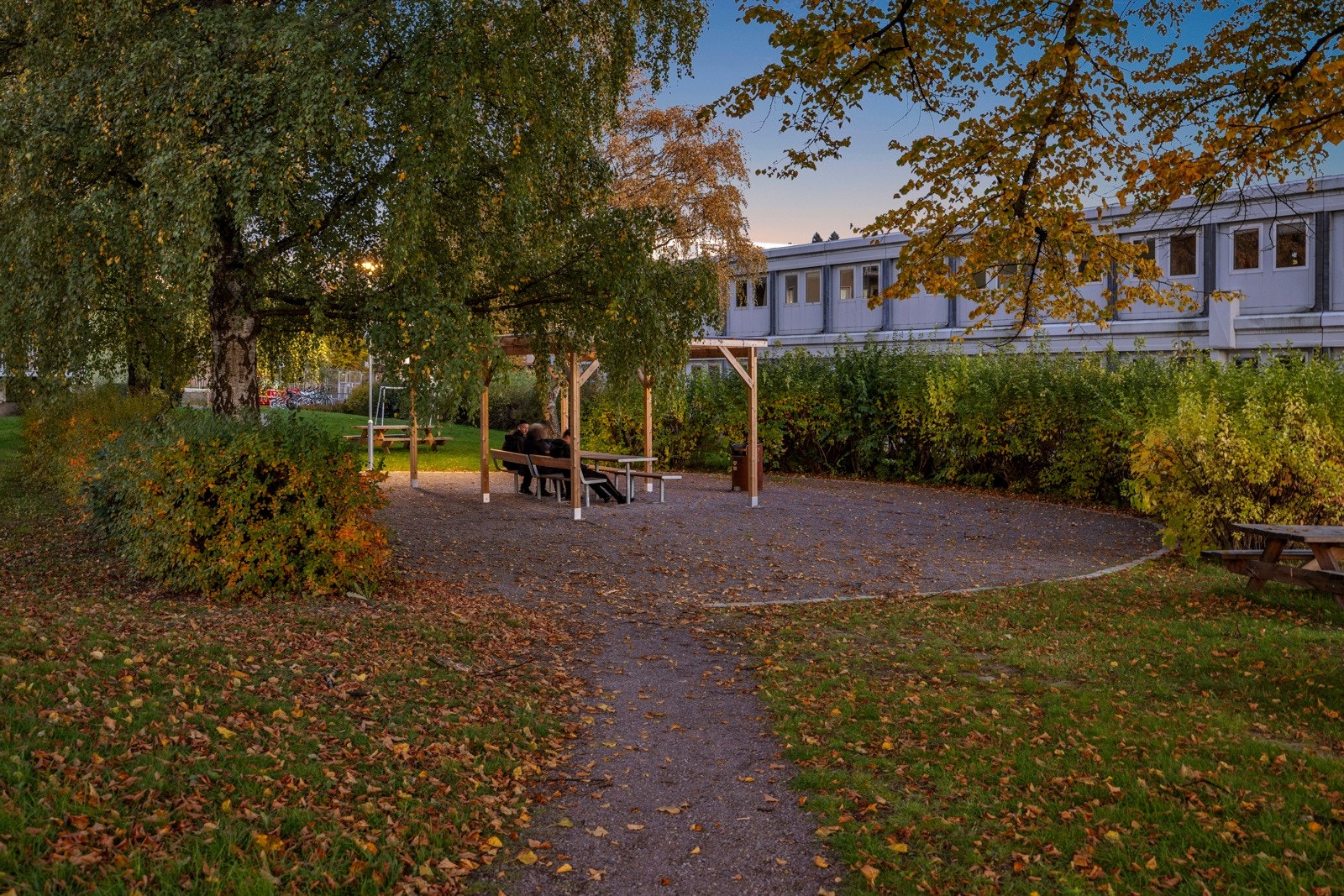 Her er alt lagt til rette for et godt naboskap blant beboerne! Galleribilde