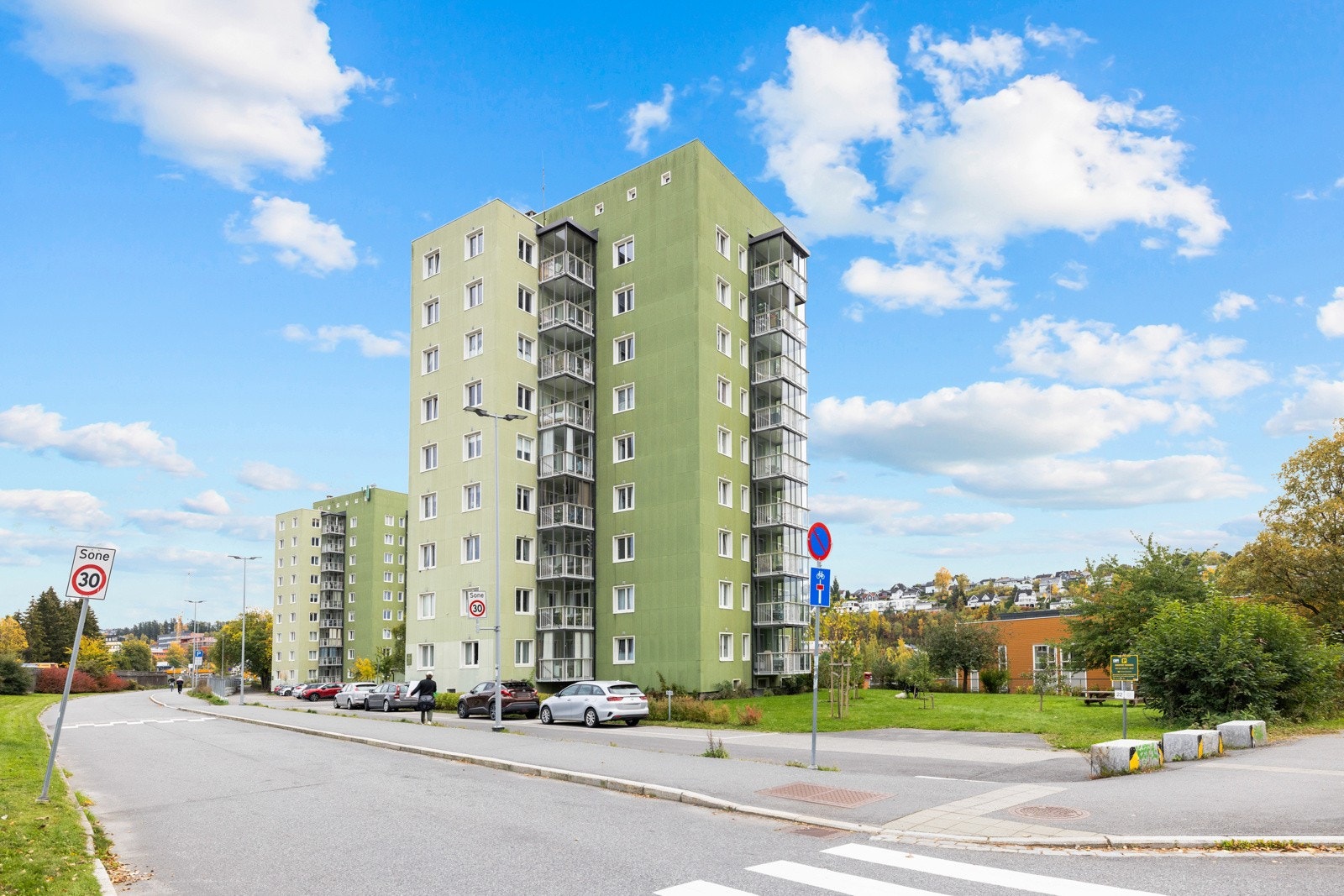 Leiligheten ligger i et rolig, men svært sentralt boligområde på Etterstad Galleribilde