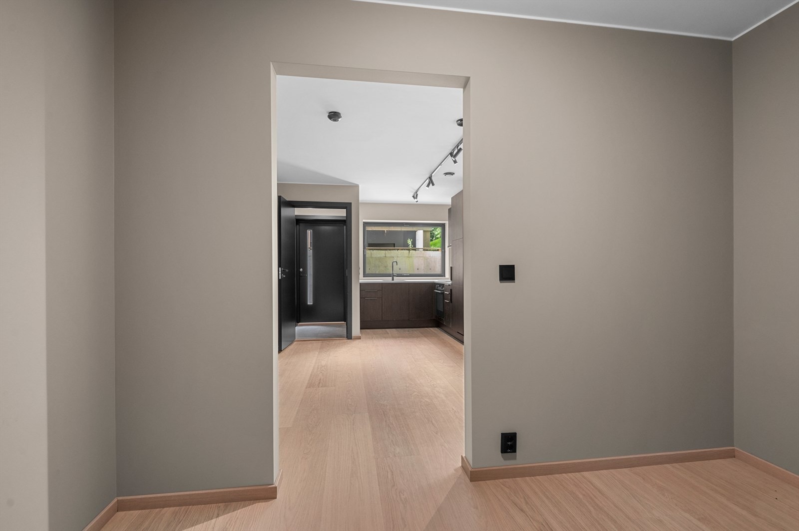 Sovealkoven er på 6,5m² og ligger i tilknytning til stue/kjøkken og bad Galleribilde