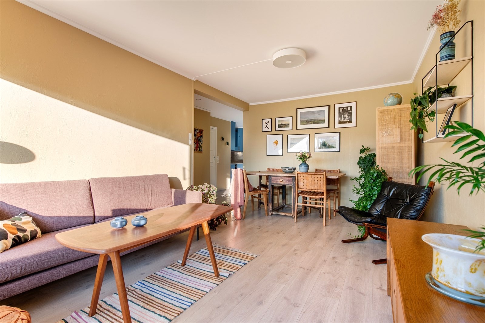 Når høsten og vinteren kommer er det ekstra deilig at både varmtvann og fyring er inkludert i felleskostnadene. Galleribilde