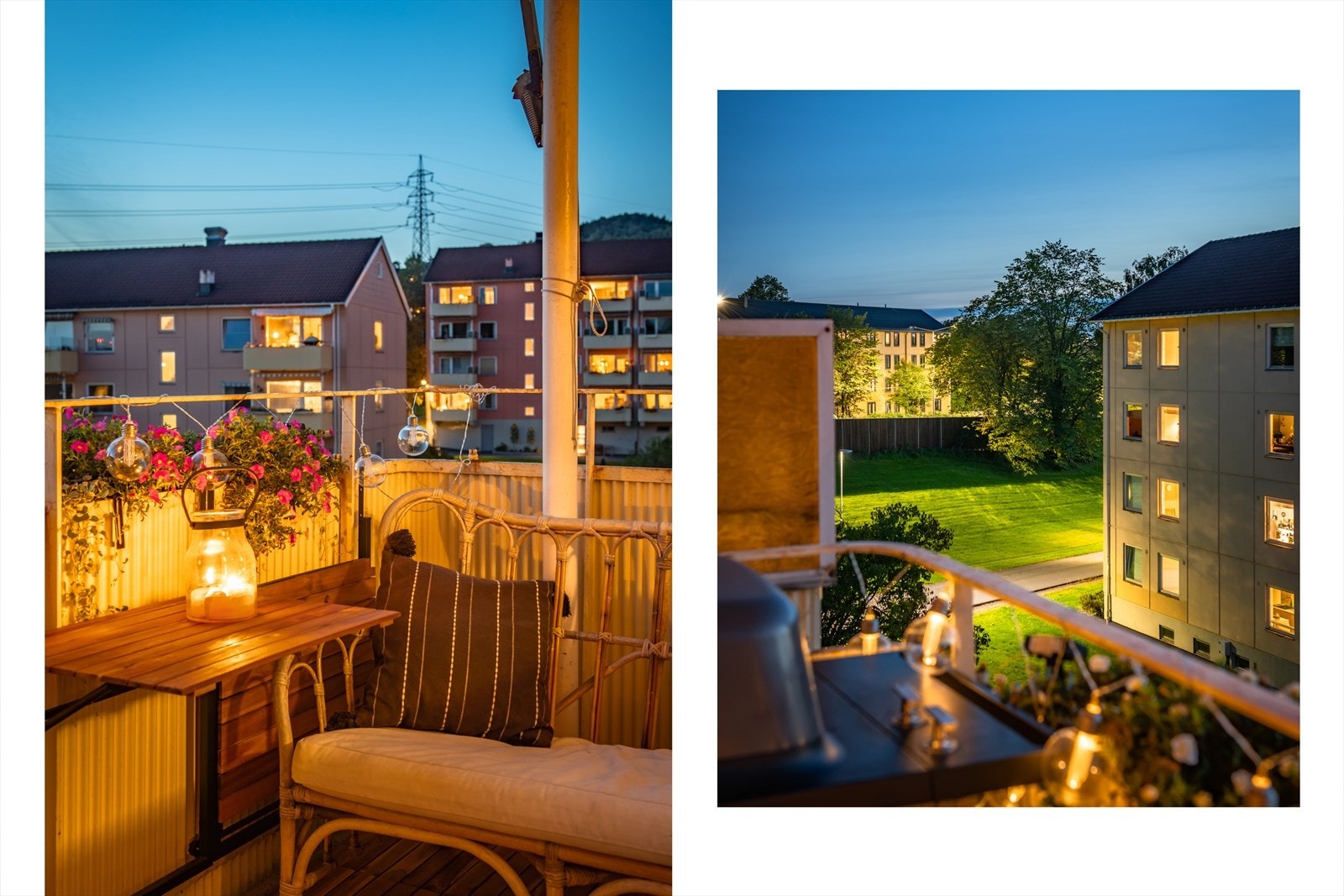 I vår- og sommerhalvåret blir balkongen hyppig brukt og her har du svært gode solforhold. Galleribilde
