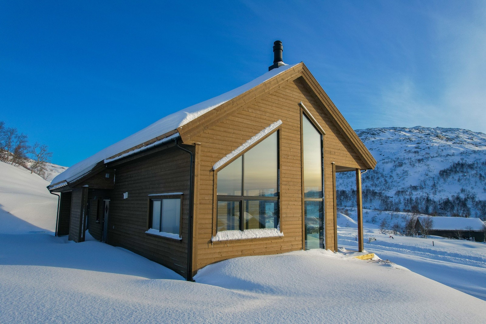 Dette er hyttet typen Jagsokvæv. Store Bjødnefjell er lik, bare enda litt større. Galleribilde