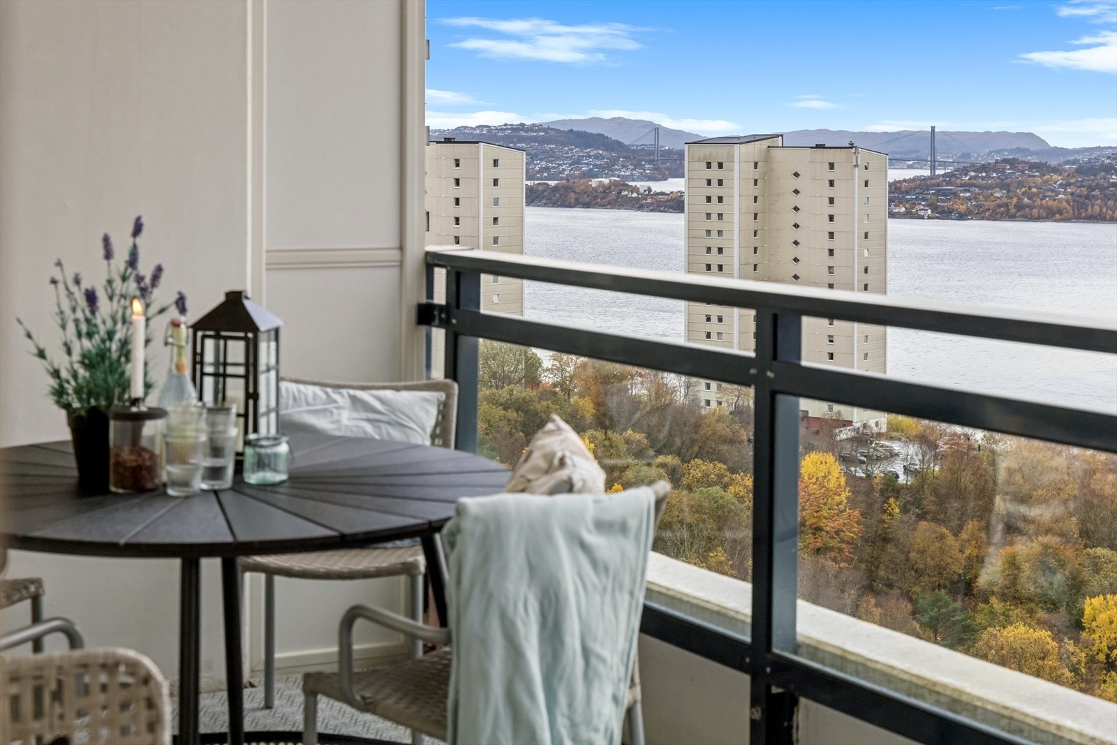 Altan og utsikt Galleribilde