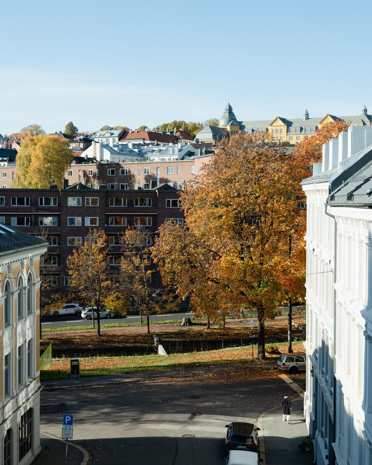 Frodig utsyn fra balkongen. Galleribilde