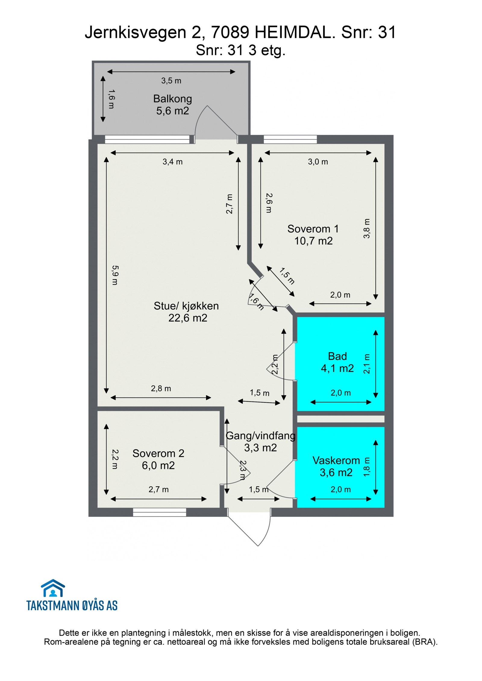 Planskisse. Galleribilde