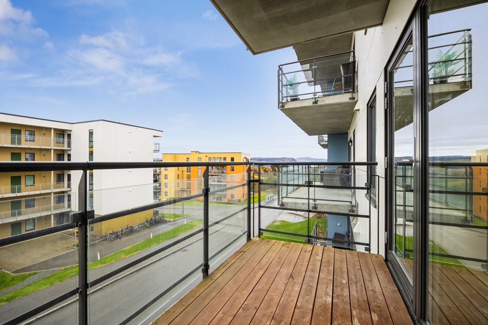 Balkongen er et perfekt sted å starte/avslutte dagen. Galleribilde