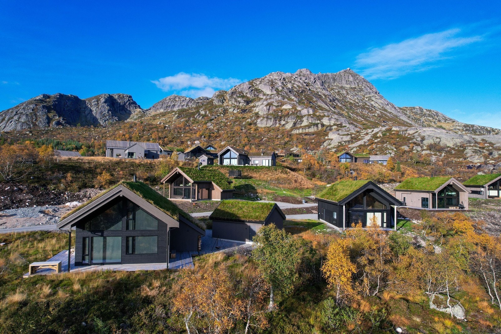 Hyttetypen Gunnarskvæv bygget for kunder Galleribilde