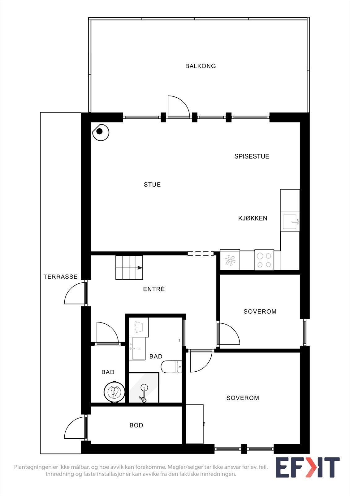 Plantegning hovedplan Galleribilde