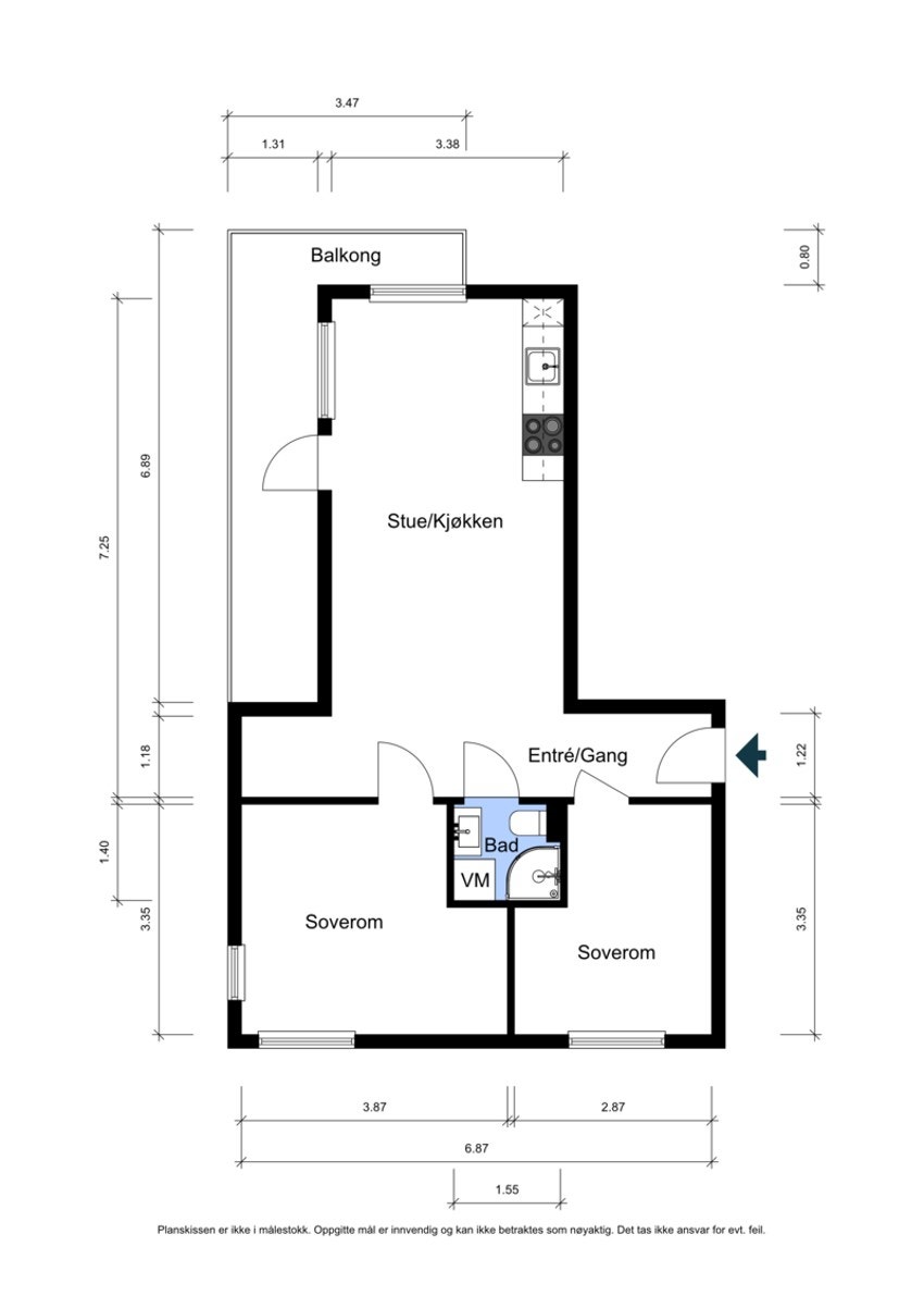 Planløsning. Galleribilde