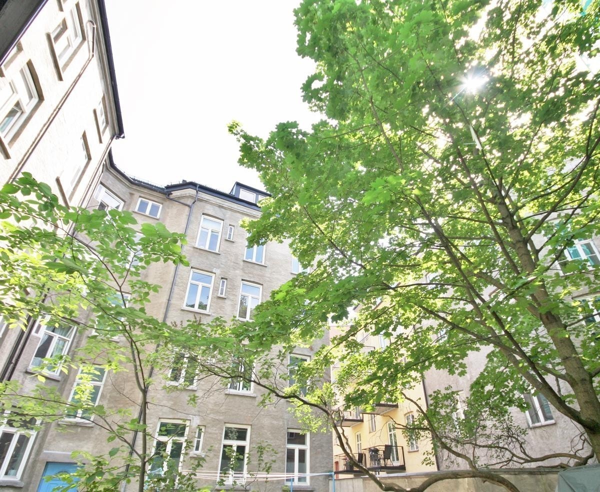 Bakgård Galleribilde
