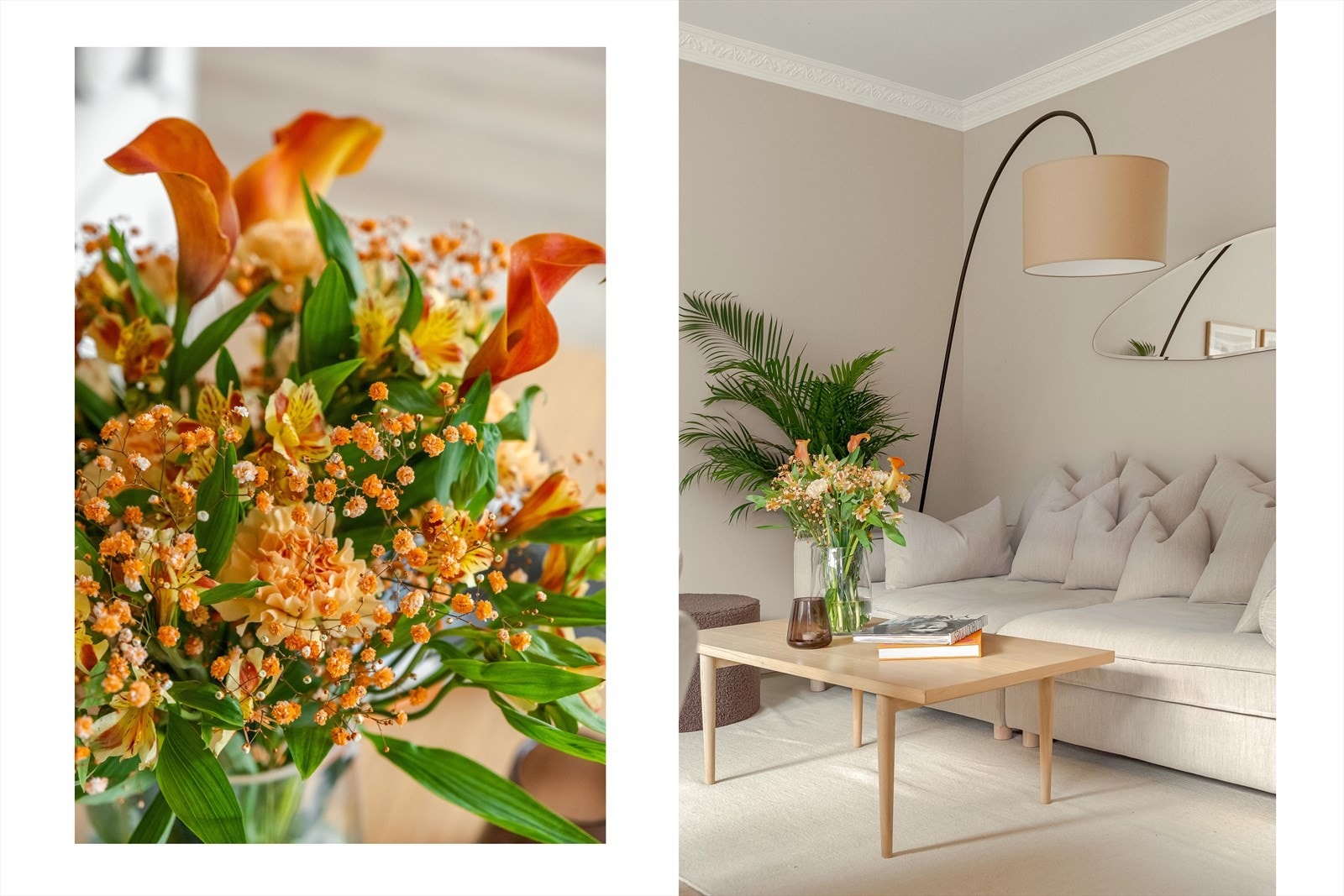 Her er det god plass til sofagruppe, tv-møbler og spisebord. Galleribilde