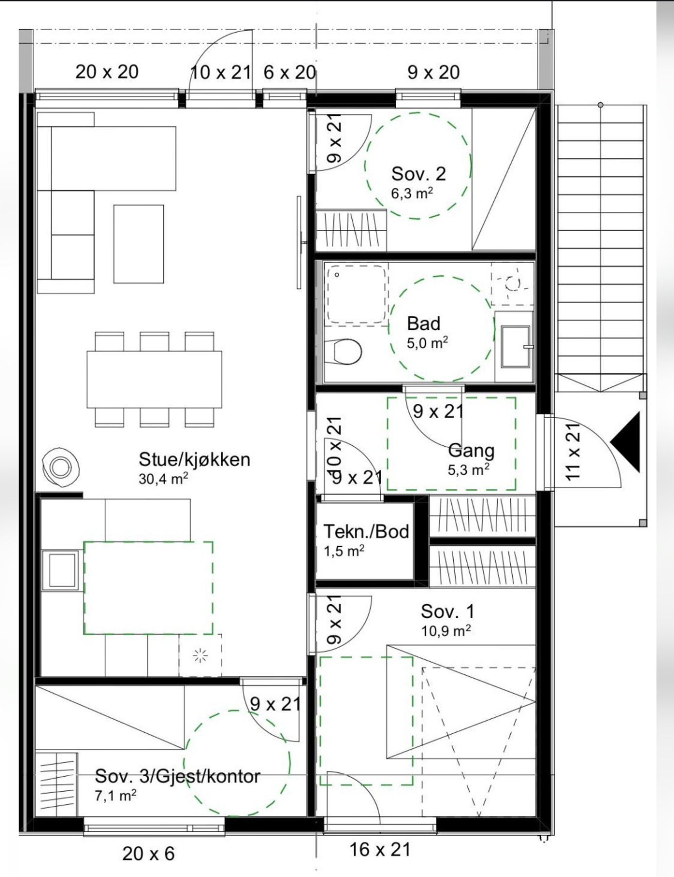 Plantegning Galleribilde