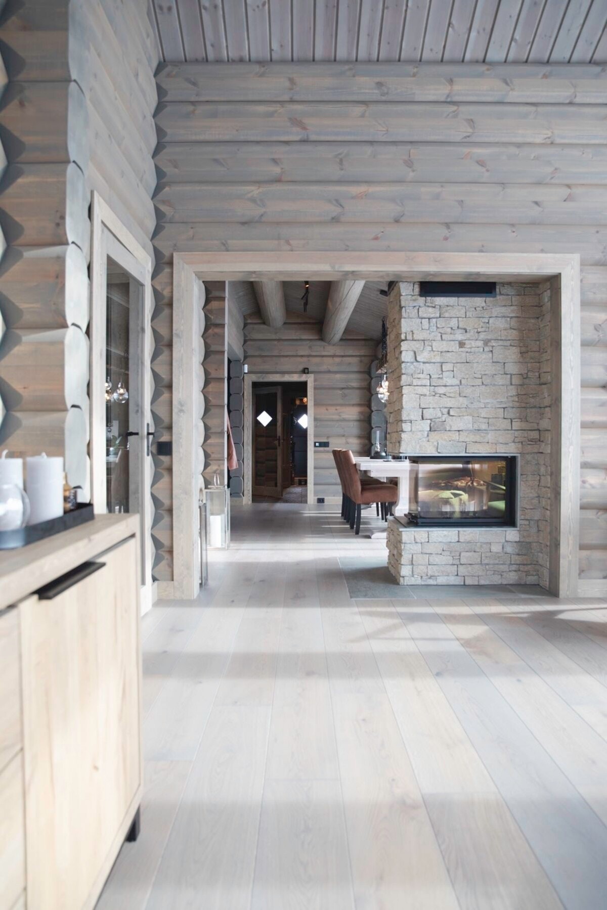 Foto fra en kundetilpasset hytte i tilsvarende modell Galleribilde