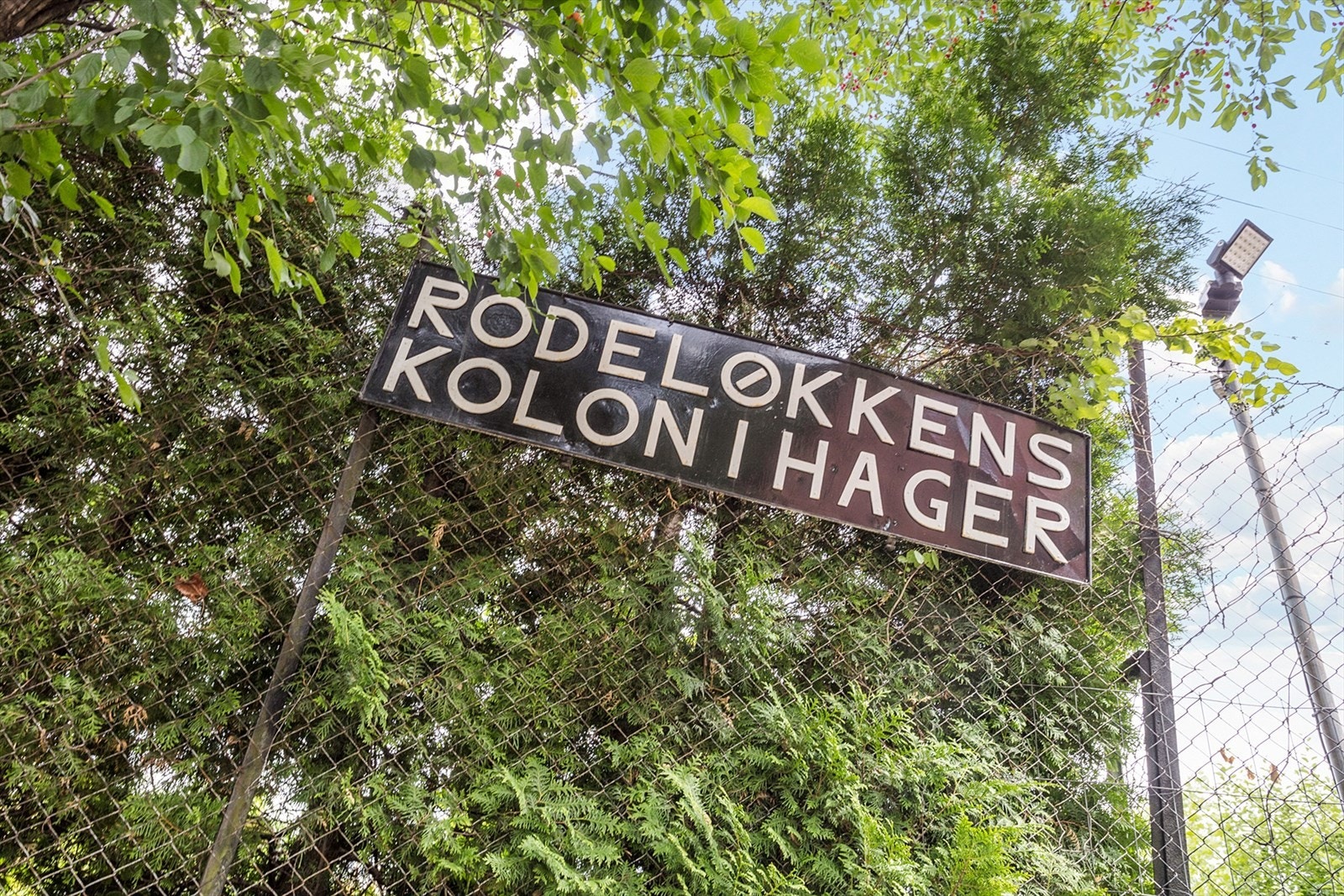 Fra leiligheten er det enkel gange til idylliske Rodeløkka kolonihager Galleribilde