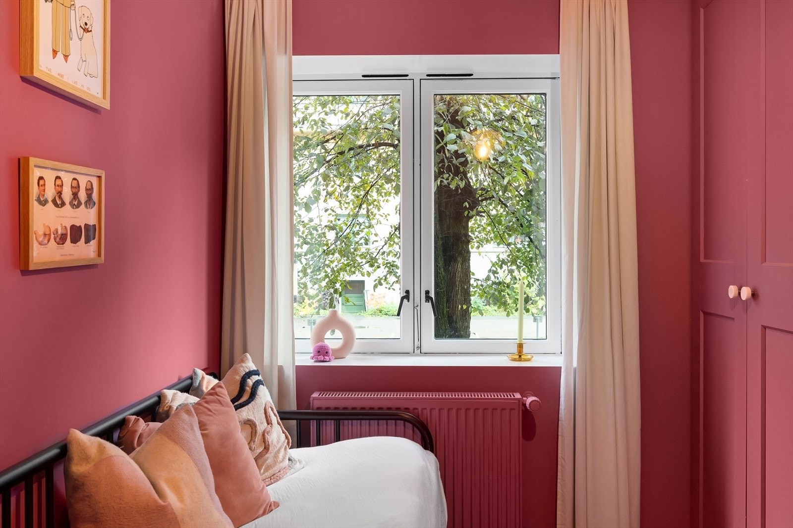 Hyggelig utsikt mot grøntområder Galleribilde