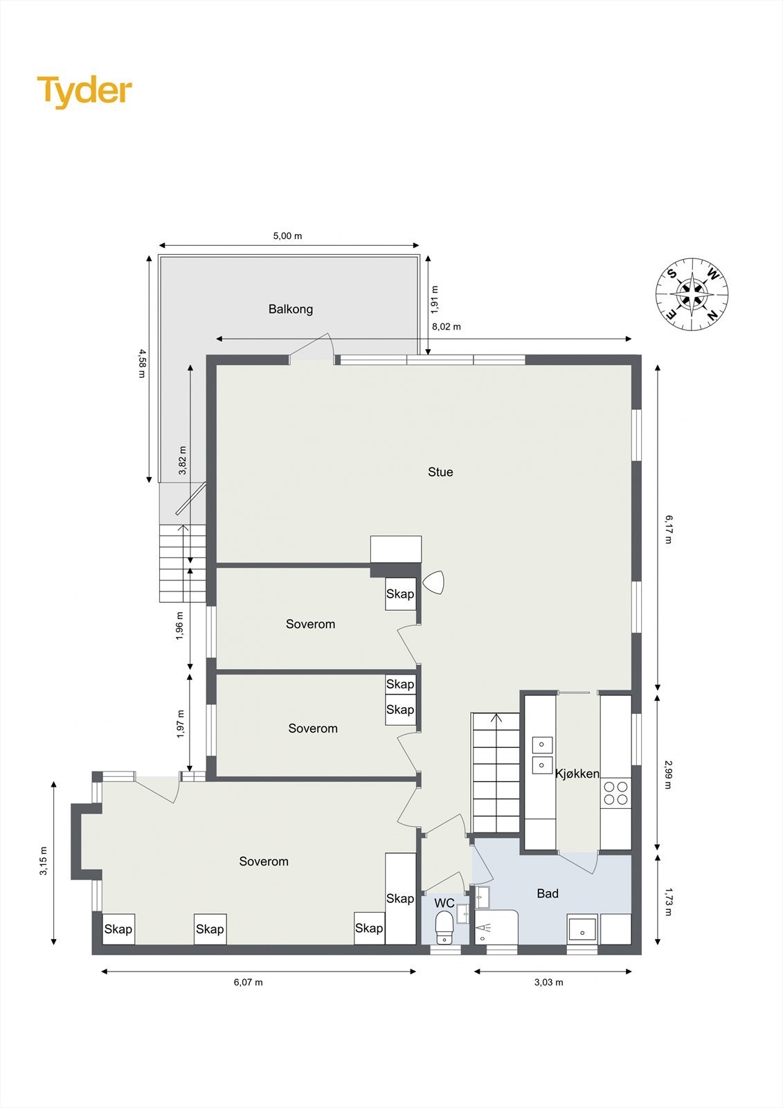 Plantegning 1. etasje. Galleribilde